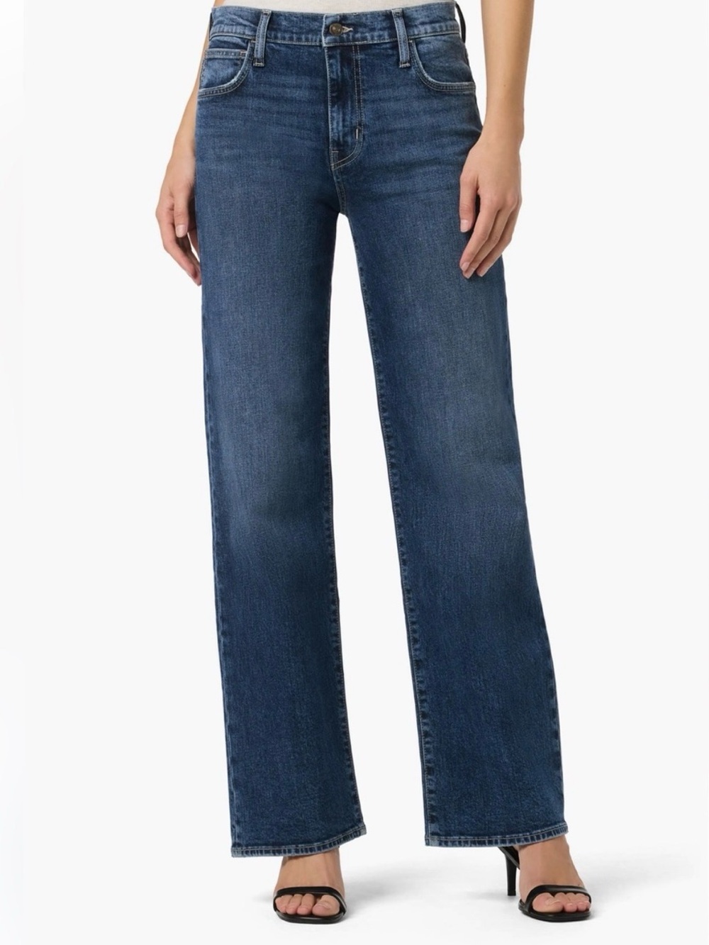 Hudson Rosalie High Rise Wide Leg Jeans Alcott Wash Size 30